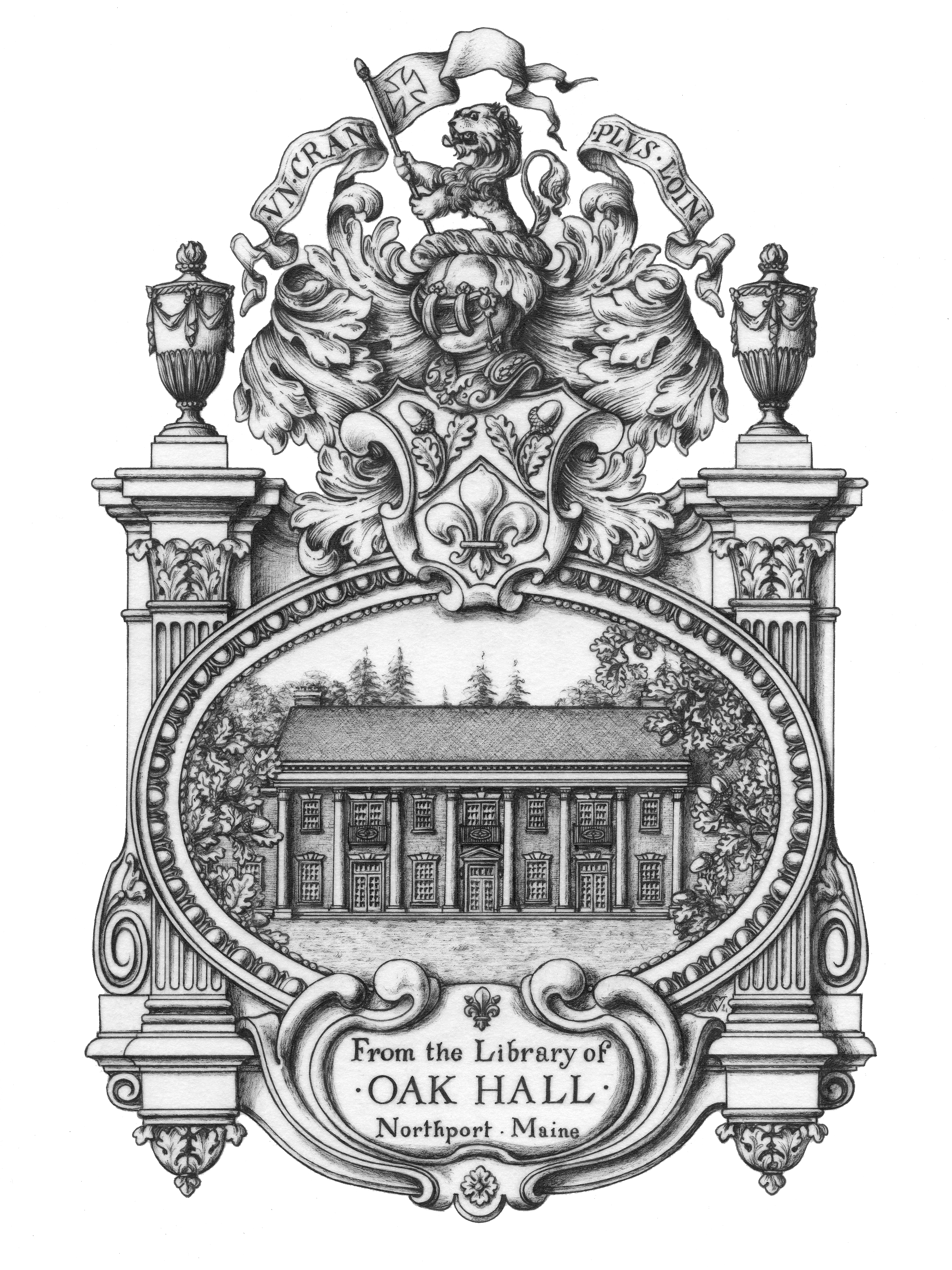 Oak Hall Bookplate