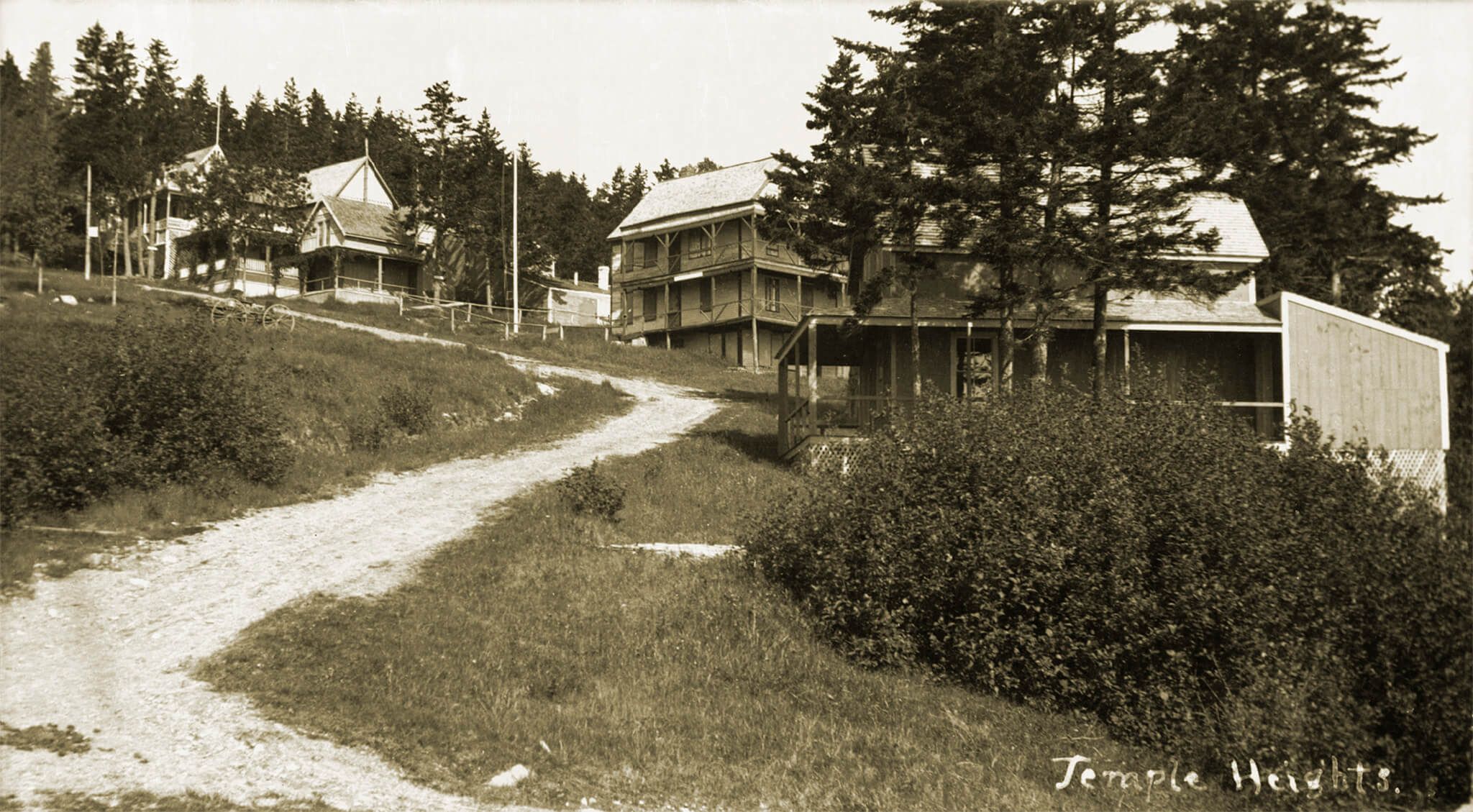 Postcard: Temple Heights